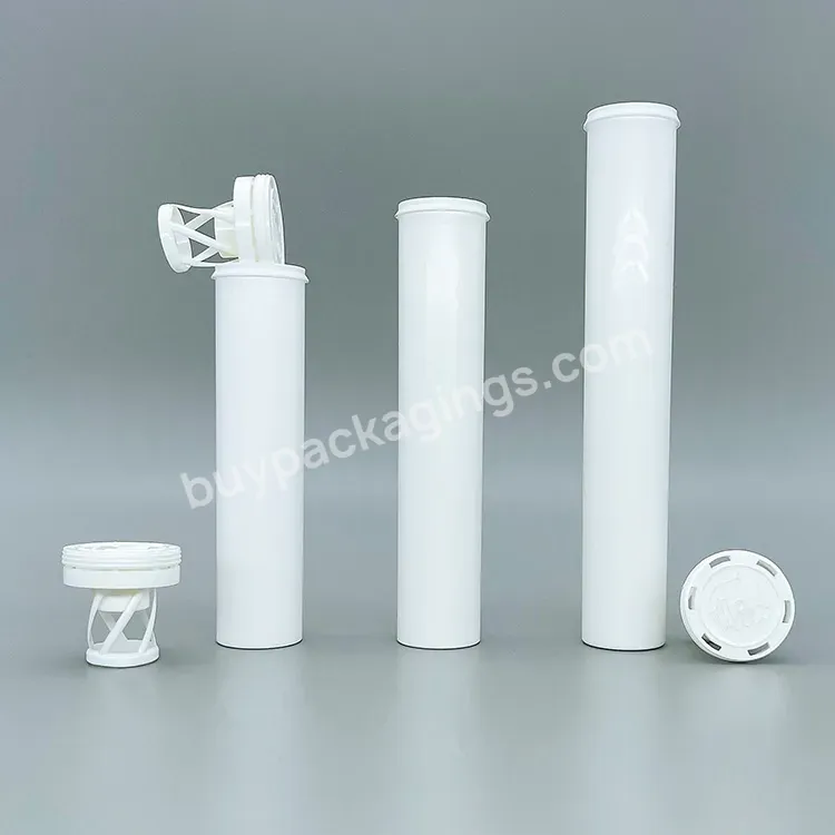 Factory Supply Effervescent Tablets Bottles Vitamin C Plastic Bottles Effervescent Tablets Tube Spring Cover With Desiccant