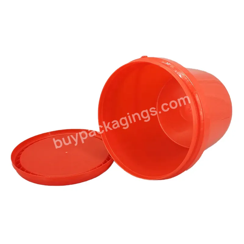 Factory Wholesale 1l 2l 3l 4l 5l 9l 10l 18l 20l 25l Plastic Paint Bucket With Handle And Lid Plastic Pail