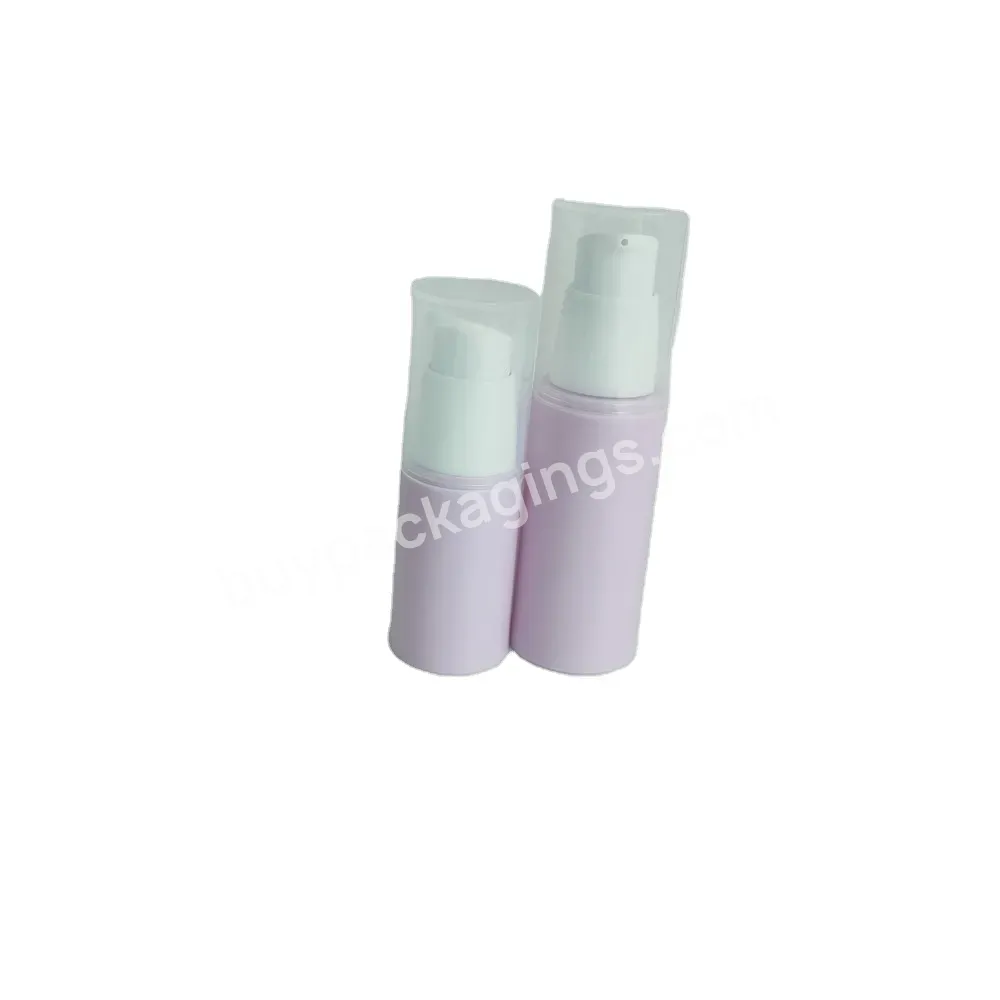 Factory Wholesale 30ml 50ml 80ml 100ml 120ml Airless Cream Bottles Pp Light Purple Pump Lotion Bottle