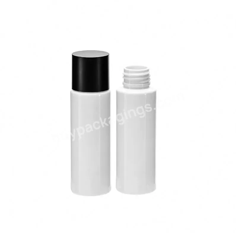 Factory Wholesale 60ml Pet Material Lotion Bottle Cosmetic Bottles Empty Plastic Bottle With Black Screw Cap - Buy 60ml Lotion Bottle,Pet Cosmetic Bottles,Plastic Bottle With Black Screw Cap.