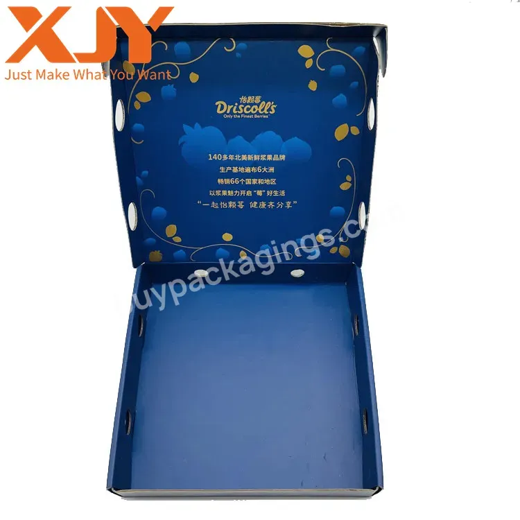Factory Wholesale Blue Mailer Box Corrugated Board Underwear Gift Packaging Paper Boxes For Clothes