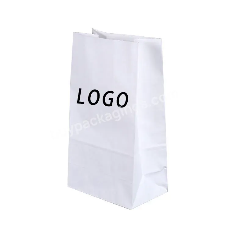 Factory Wholesale Brown Food Kraft Paper Bags Without Handles