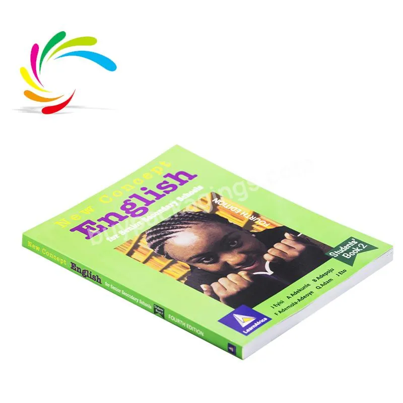 Factory wholesale cheap custom full color Africa Nigeria English textbooks printing educational for senior Secondary schools