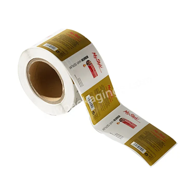 Factory Wholesale Cheap Logo Printing Die Cut Private Customized Vinyl Sticker Label