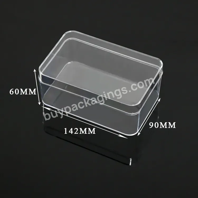 Factory Wholesale Clear Candy Cake Packaging Box Food Container Biscuits Cake Packaging Square Plastic Cake Dessert Boxes