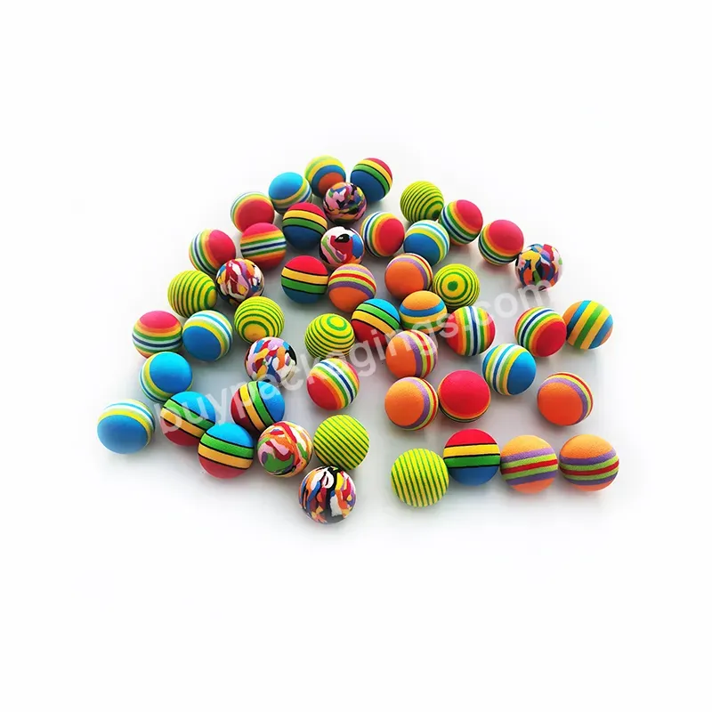 Factory Wholesale Colorful Environmental Protection Eva Foam Rubber Ball Foam Bullet Pressure Balls(35mm 1 Box Of 6500 Pcs) - Buy Eva Foam Ball,Colorful Foam Ball,Foam Rubber Ball.