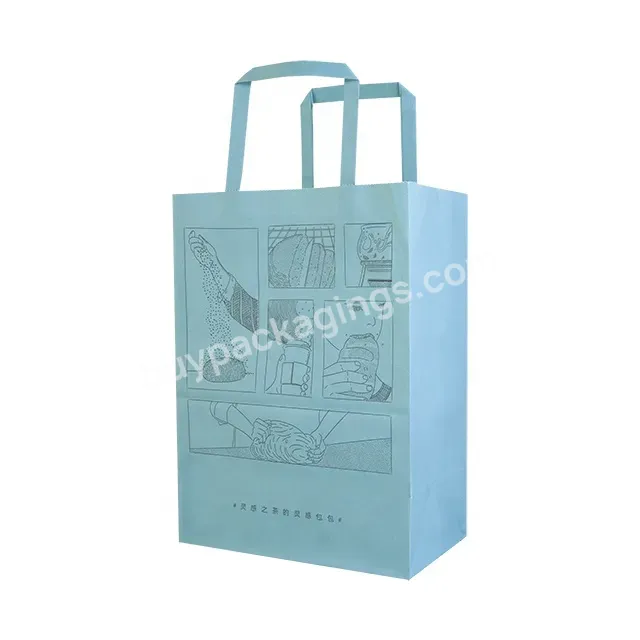 Factory Wholesale Craft Black Kraft Paper Bags With Your Own Logo Gift Bags With Handles Bulk For Restaurant Food Take Out