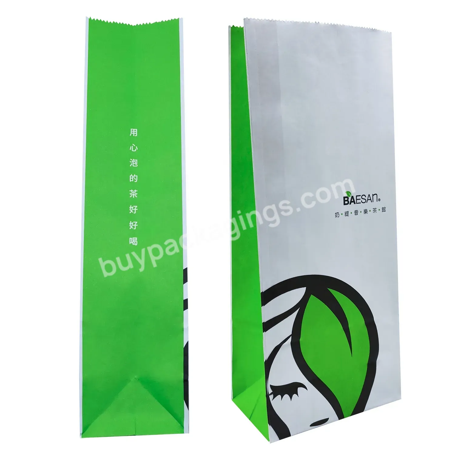 Factory Wholesale Craft Black Kraft Paper Bags With Your Own Logo Gift Bags With Handles Bulk For Restaurant Food Take Out