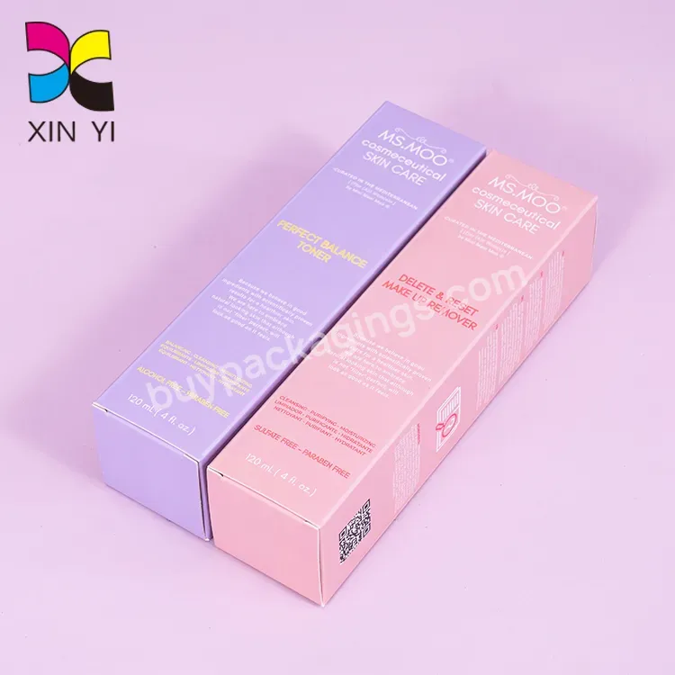 Factory Wholesale Custom Cosmetic Cream Box Packaging Beauty Eyelash Box Packaging