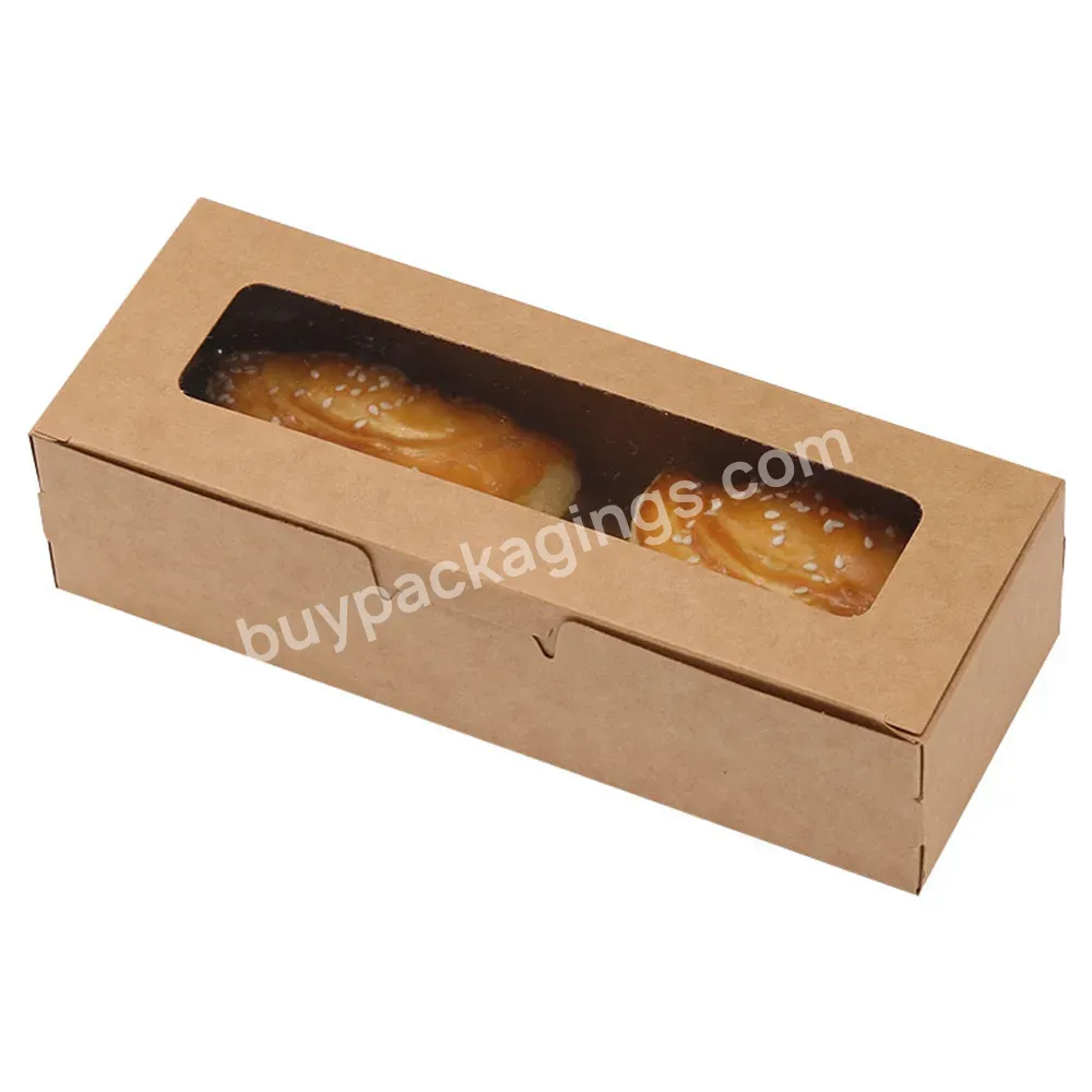 Factory Wholesale Custom Party Custom Logo Gift Box Dessert Baking Cake Box For Wedding Transparent Window Packaging Boxes Candy