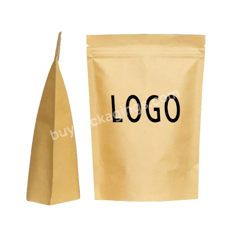 Factory Wholesale Custom Personalized Seal Kraft Paper Packing Bag