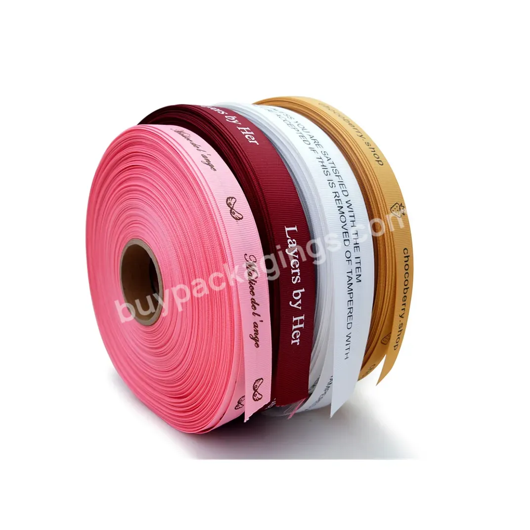 Factory Wholesale Customized Top Grade Double Face Side 100% Polyester Rpet Plain Silk Satin Ribbon Roll