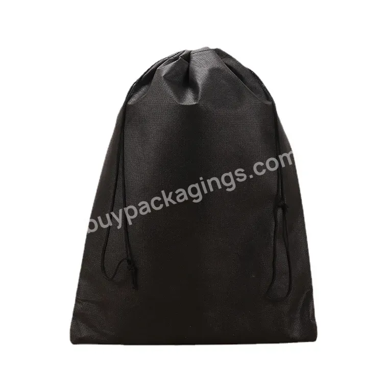 Factory Wholesale Durable Non Woven String Bag Drawstring Gift Bag With Logo