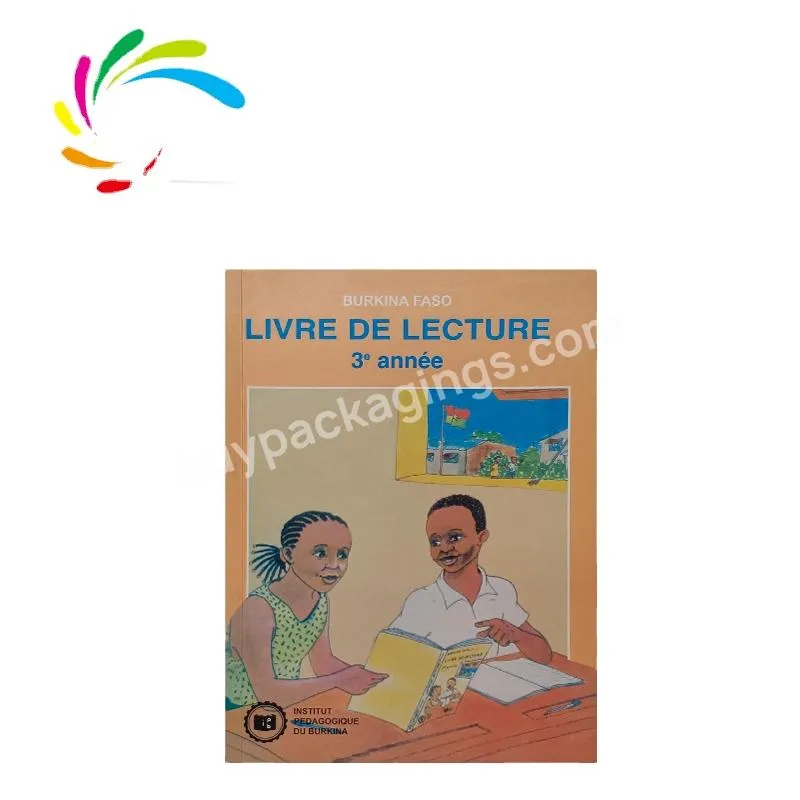 Factory Wholesale Full Color BURKINA FASO African French Textbook Educational Printing