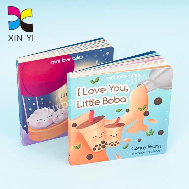 Factory Wholesale High Quality Custom Story Book Printing Services Board Book Set