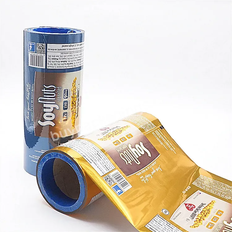 Factory Wholesale High Quality Plastic Food Grade Lamination Flexible Packaging Aluminum Foil Roll Film