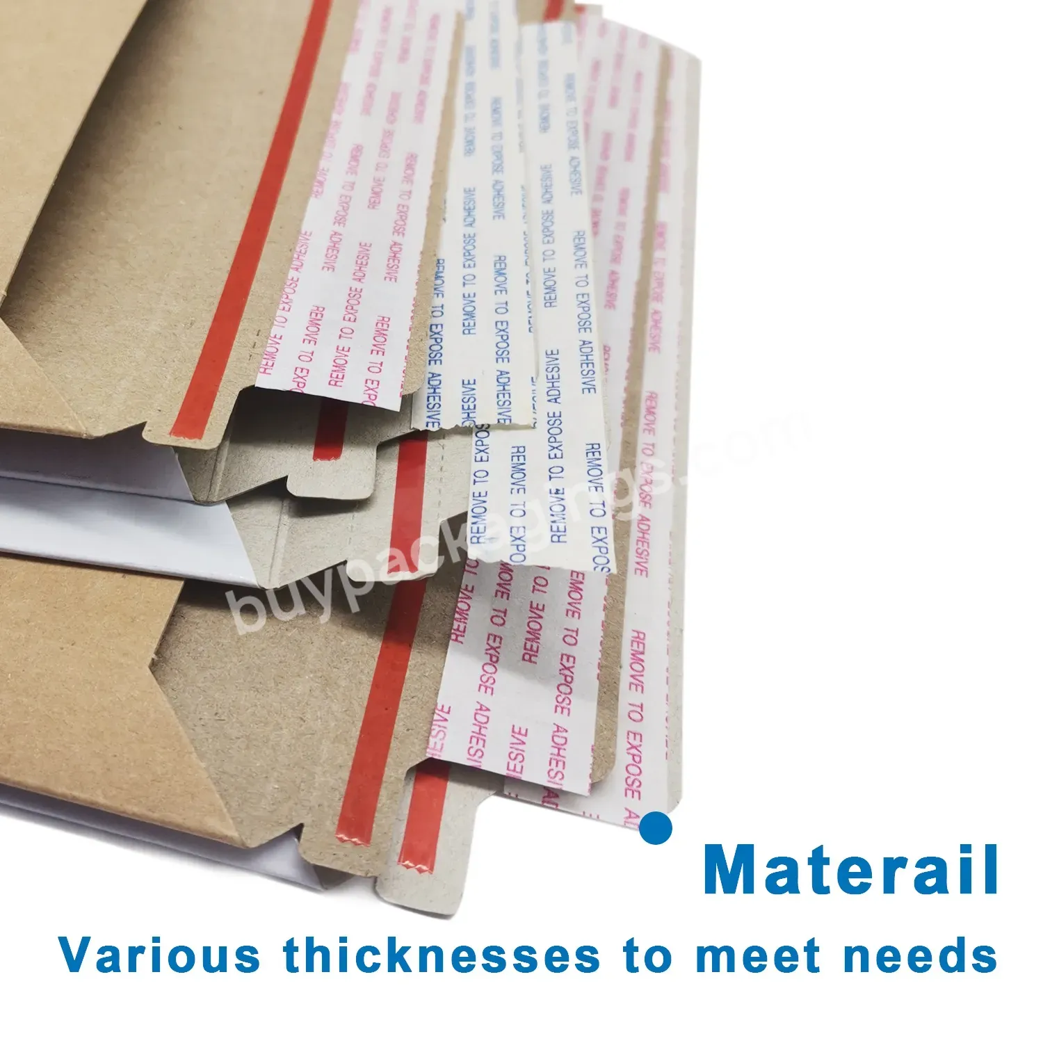 Factory Wholesale In-store Paper Envelopes 6x9 Envelope Rigid Cardboard Book Mailer Custom Logo Do Not Bend