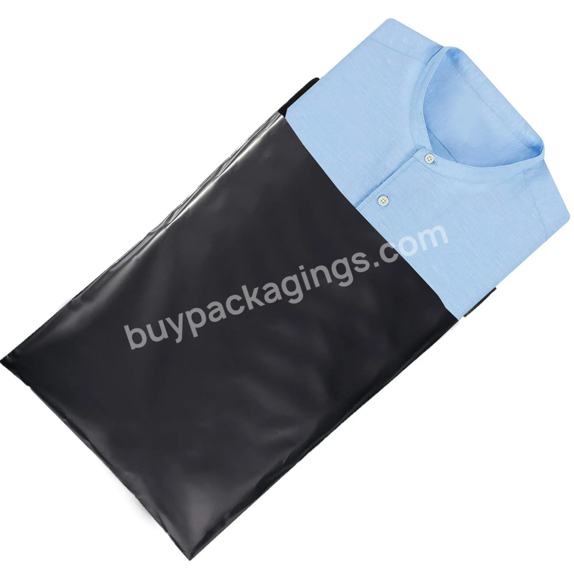 Factory Wholesale Low Moq Water Proof Self Adhesive Shipping Packaging 12x15.5 Black Custom Poly Mail Bag