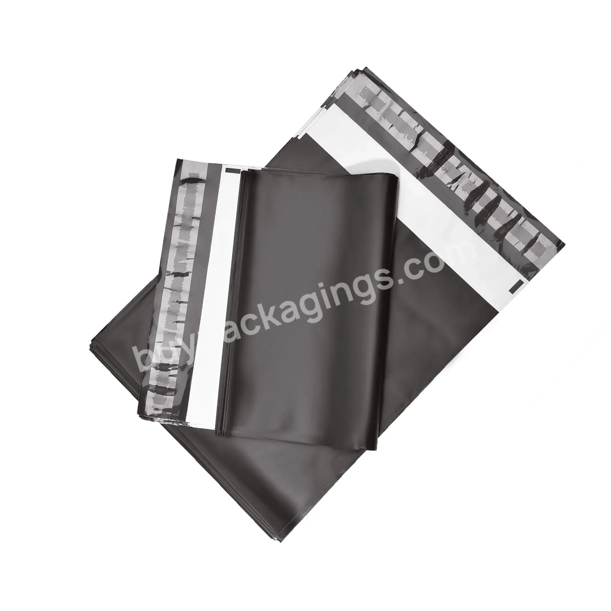 Factory Wholesale Low Moq Water Proof Self Adhesive Shipping Packaging 12x15.5 Black Custom Poly Mail Bag