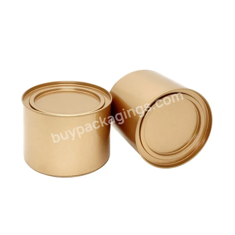 Factory Wholesale Metal Tin Cans Jar For Tea Candy Gift Metal Packaging