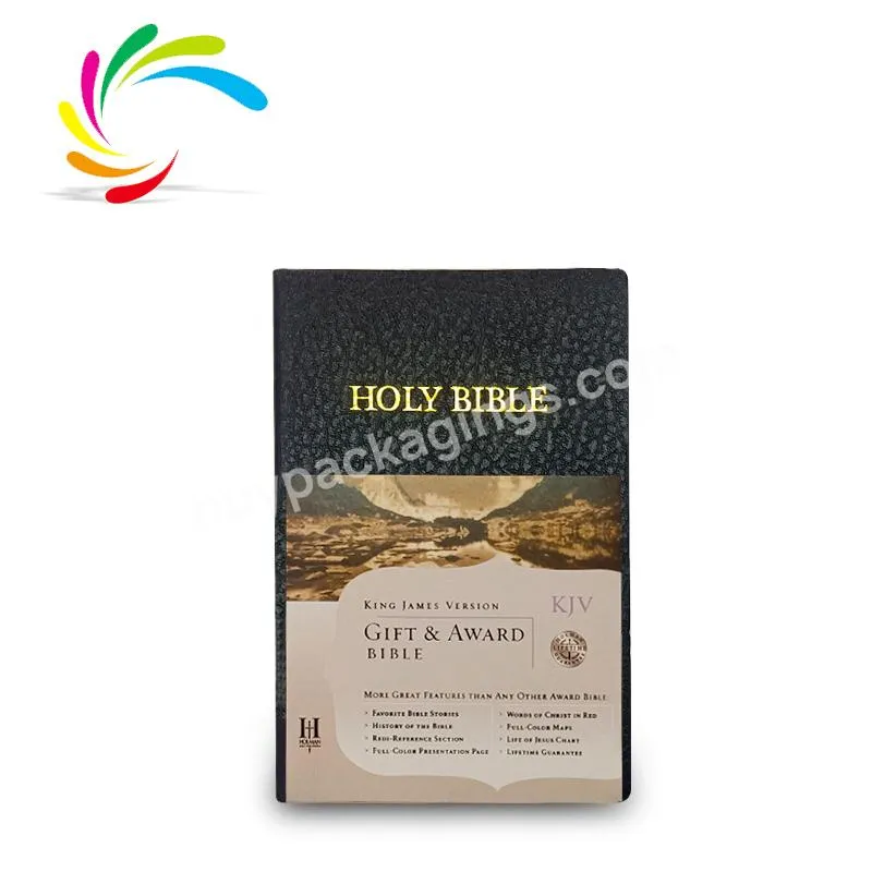 Factory wholesale oem stock KJV King James Version holy bible with high quality