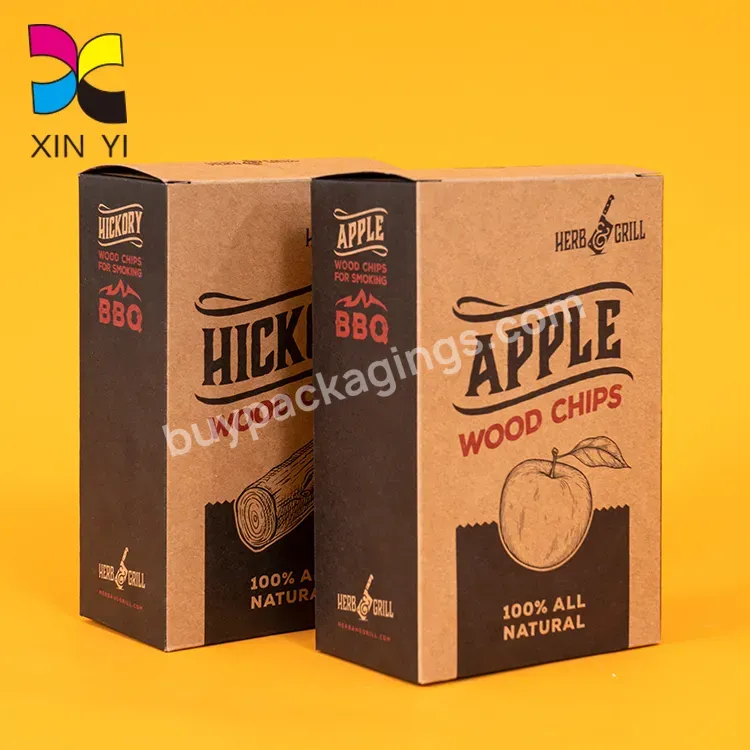 Factory Wholesale Paper Box Packaging Home Made Soap Box Brown Kraft Paper Box