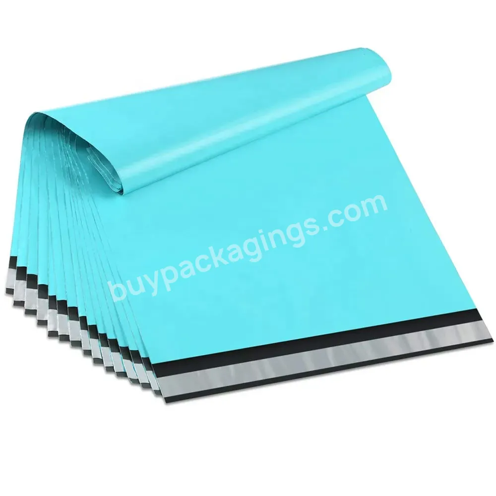 Factory Wholesale Pastel Mailer Recycle Eco-friendly Custom Mailers Customize Teal Mailer Bag Puncture_proof For Clothing Store