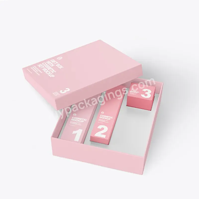 Factory Wholesale Pink Skincare Packaging Luxury Custom