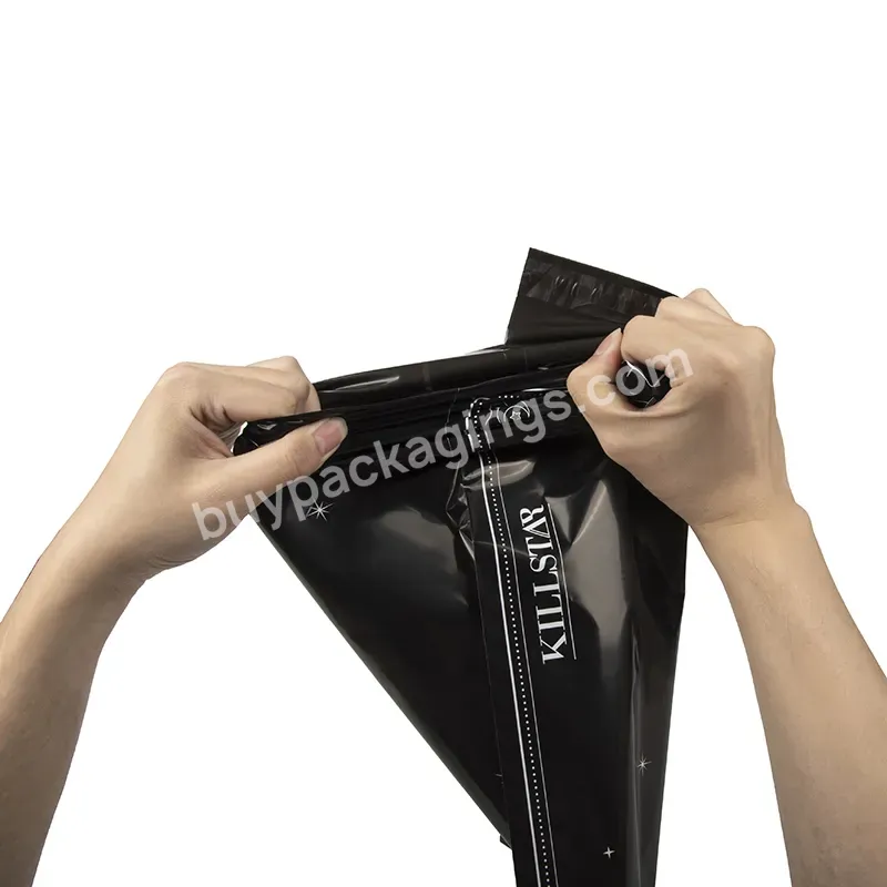 Factory Wholesale Poly Mailers Black Poly Mailer Customized Size And Designer Logo Poly Mailer