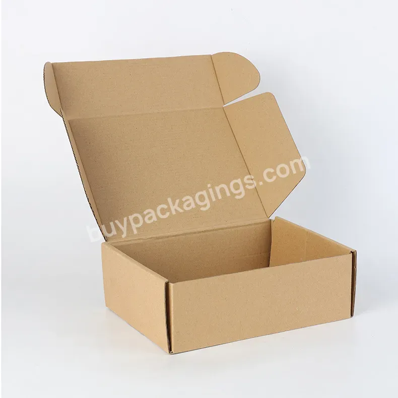 Factory Wholesale Price Cheap Recyclable Brown Kraft Paper Shipping Corrugated Mailer Box