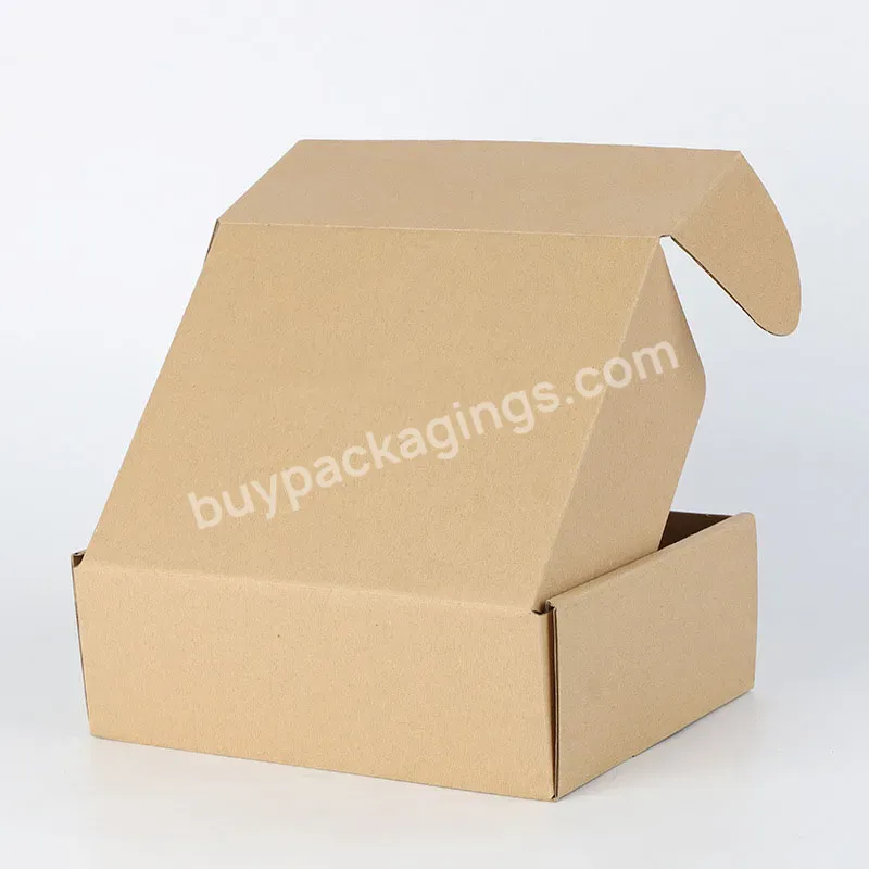 Factory Wholesale Price Cheap Recyclable Brown Kraft Paper Shipping Corrugated Mailer Box