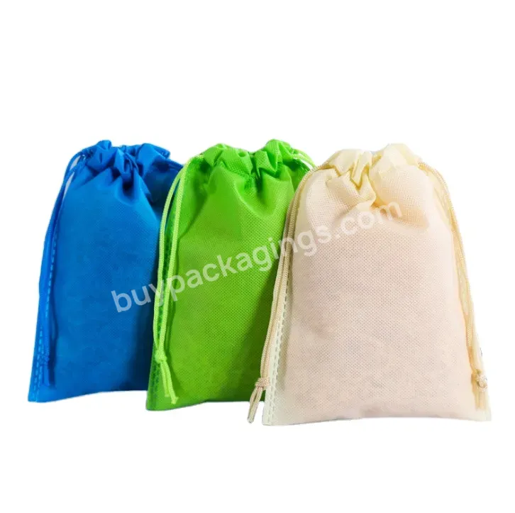 Factory Wholesale Promotion Custom Small Mini Burlap Jute Sacks Pull Rope Bag