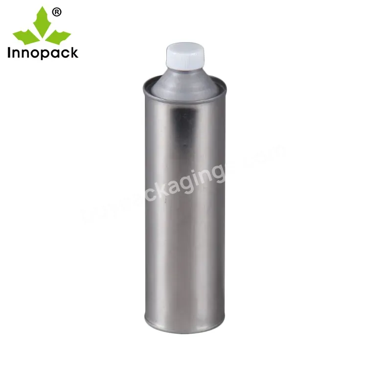 Factory Wholesale Quality Goods 0.1l Small Round Tin Can Lever Cover Pot For Chemical Solvent