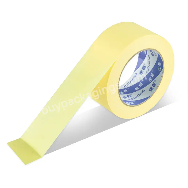 Factory Wholesale Rubber Waterproof Crepe Paper Painter Writable Auto Refinish Automotive Masking Tape