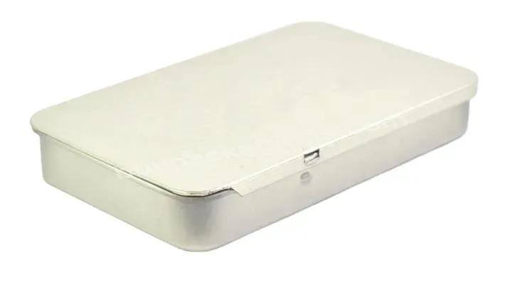 Factory Wholesale Slide Top Tin Case With Inner Tray
