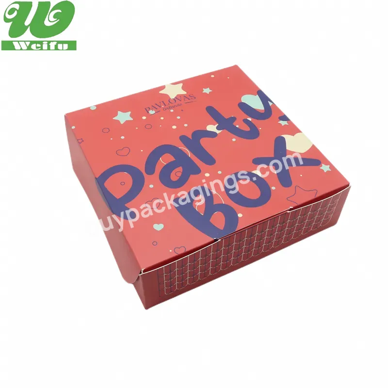 Factory Wholesale Transparent Open Window Portable 1 Piece Paper Bag Cake Box For Cake Decorating Supplies Tools