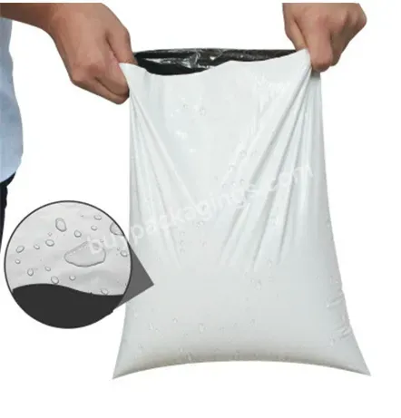 Factory Wholesale White Courier Bag Thick New Pe Material Large Clothing Courier Bags Logistics Packing Waterproof Bag