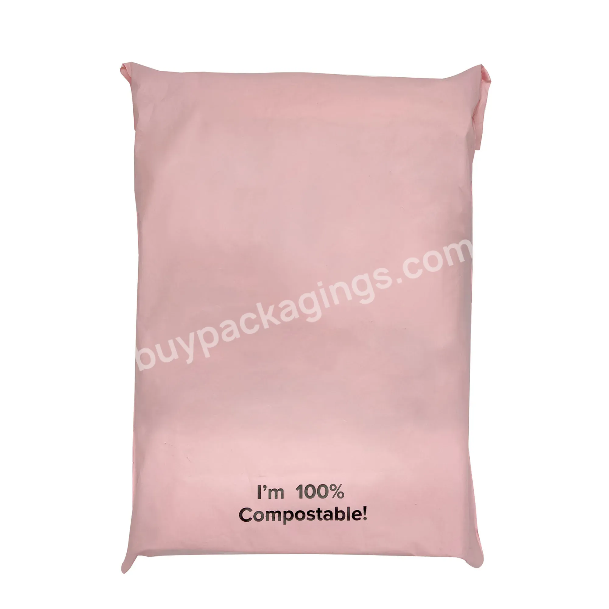 Factory Wholesale White Pink Poly Mailers Custom Waterproof Self Adhesive Plastic Mailing Shipping Bag For Clothing Packing