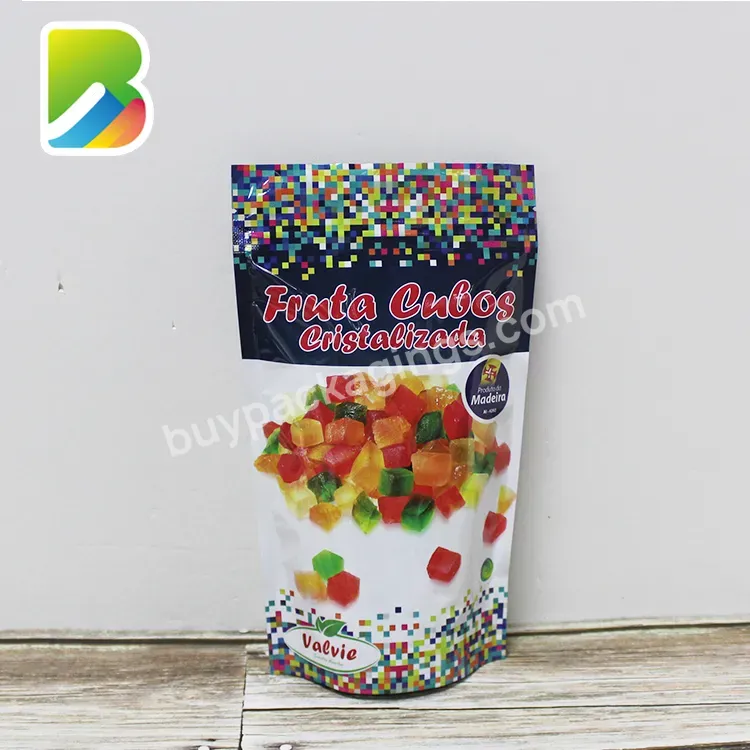 Fancy Dried Fruit Package Plastic Packaging Pouches Digital Print Food Custom Printed Poly Candy Bags Design Goody Bag