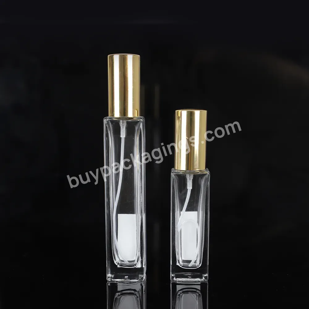 Fancy New Empty Perfume Atomizer 20ml 30ml 50ml 100ml Square With Plastic Pump