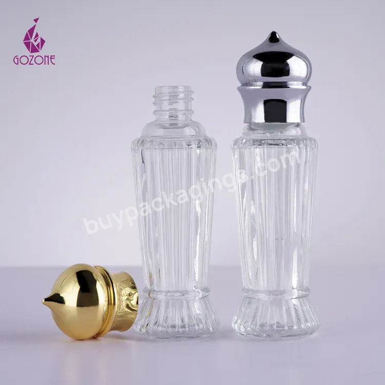 Fancy Uv Printing 3ml 6ml 12ml Empty Decorative Attar Glass Perfume Oil Bottles