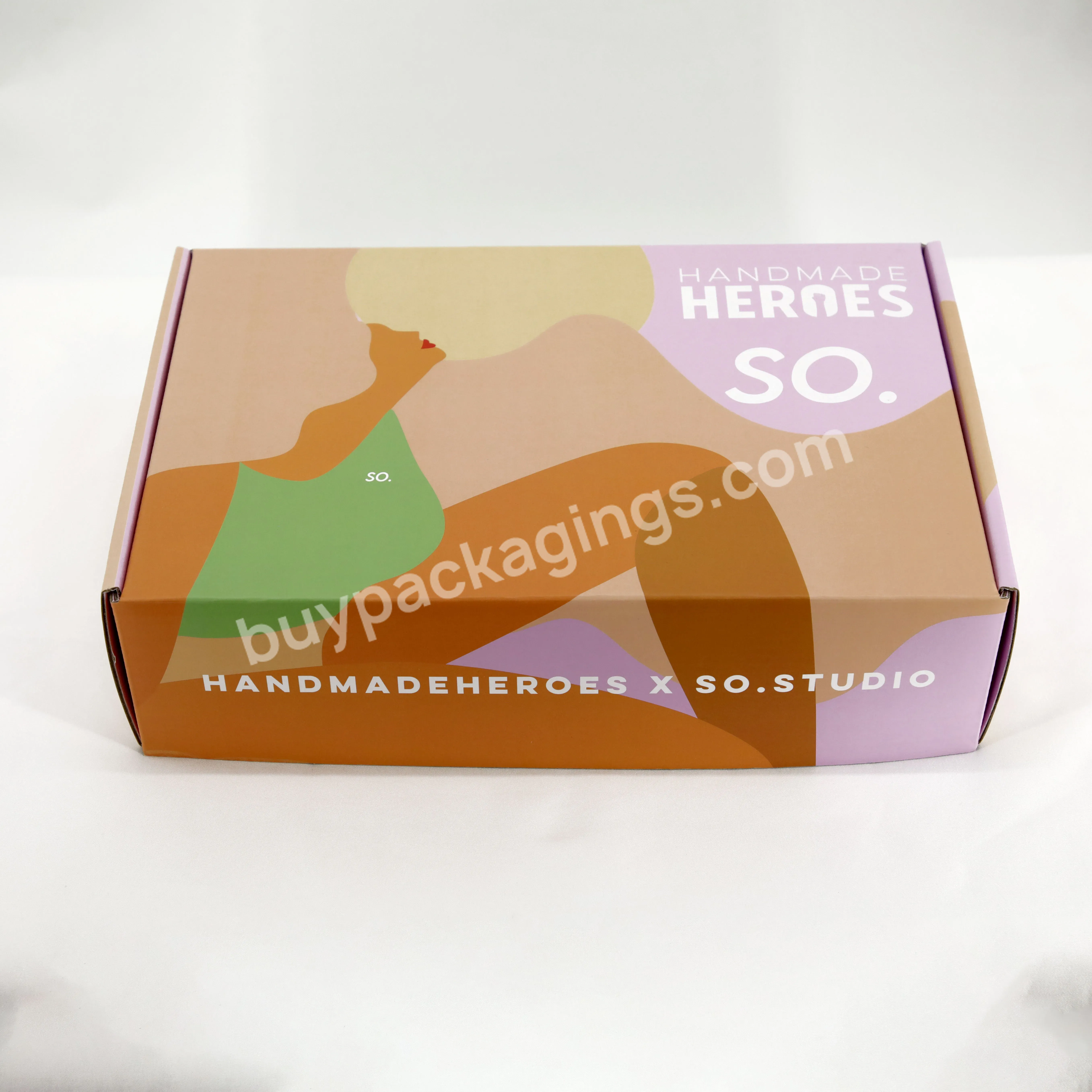 Fashion Colorful Cosmetic Makeup Packaging Paper Box