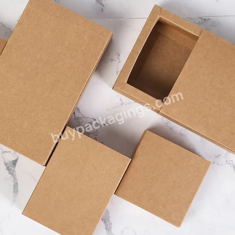 Fashion Custom Logo Luxury Paper Jewelry Gift Packaging Cardboard Sliding Drawer Box