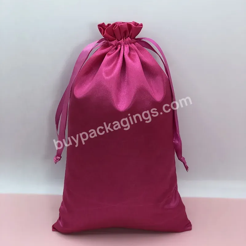 Fashion Customized High Quality Satin String Bags Gift Packaging Pouches For Jewelry