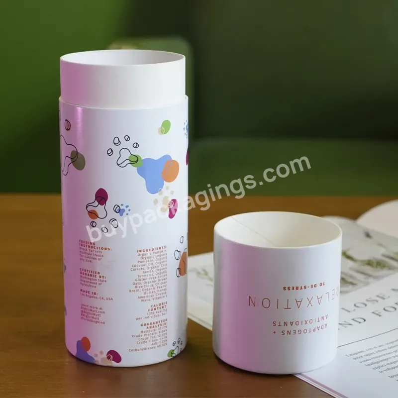 Fashion Design Cylinder Apparel Packaging Box Clothes Gift Paper Tube