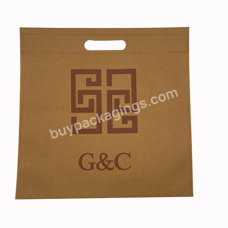 Fashion Eco-friendly Custom Logo Reusable Gift Shopping Tote Bags Carry Fabric Tote Non-woven Bag Non-woven Fabric Tote Bags