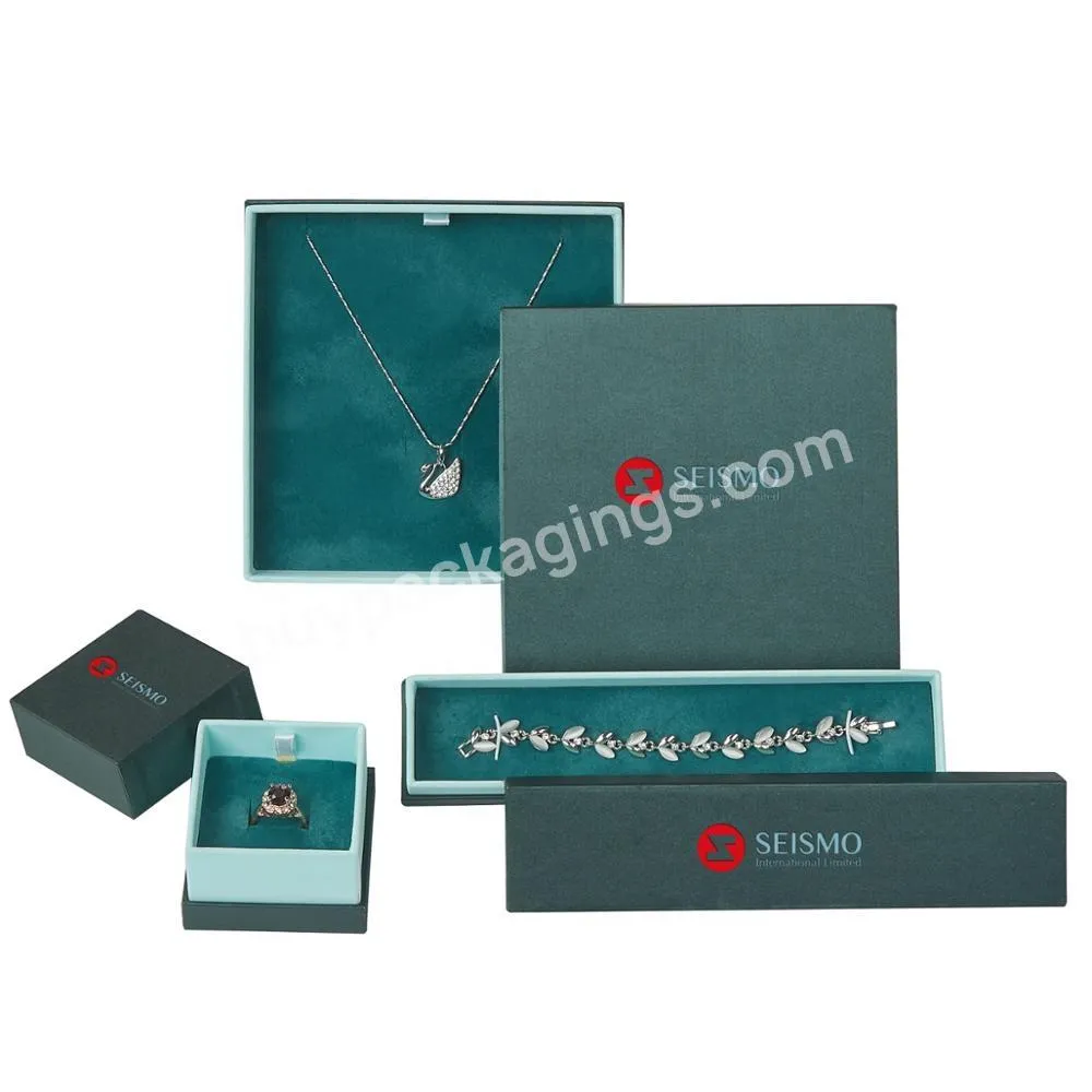 Fashion Luxury Custom Earring Jewelry Set Box For Necklace Ring Earring Box Gift Boxes