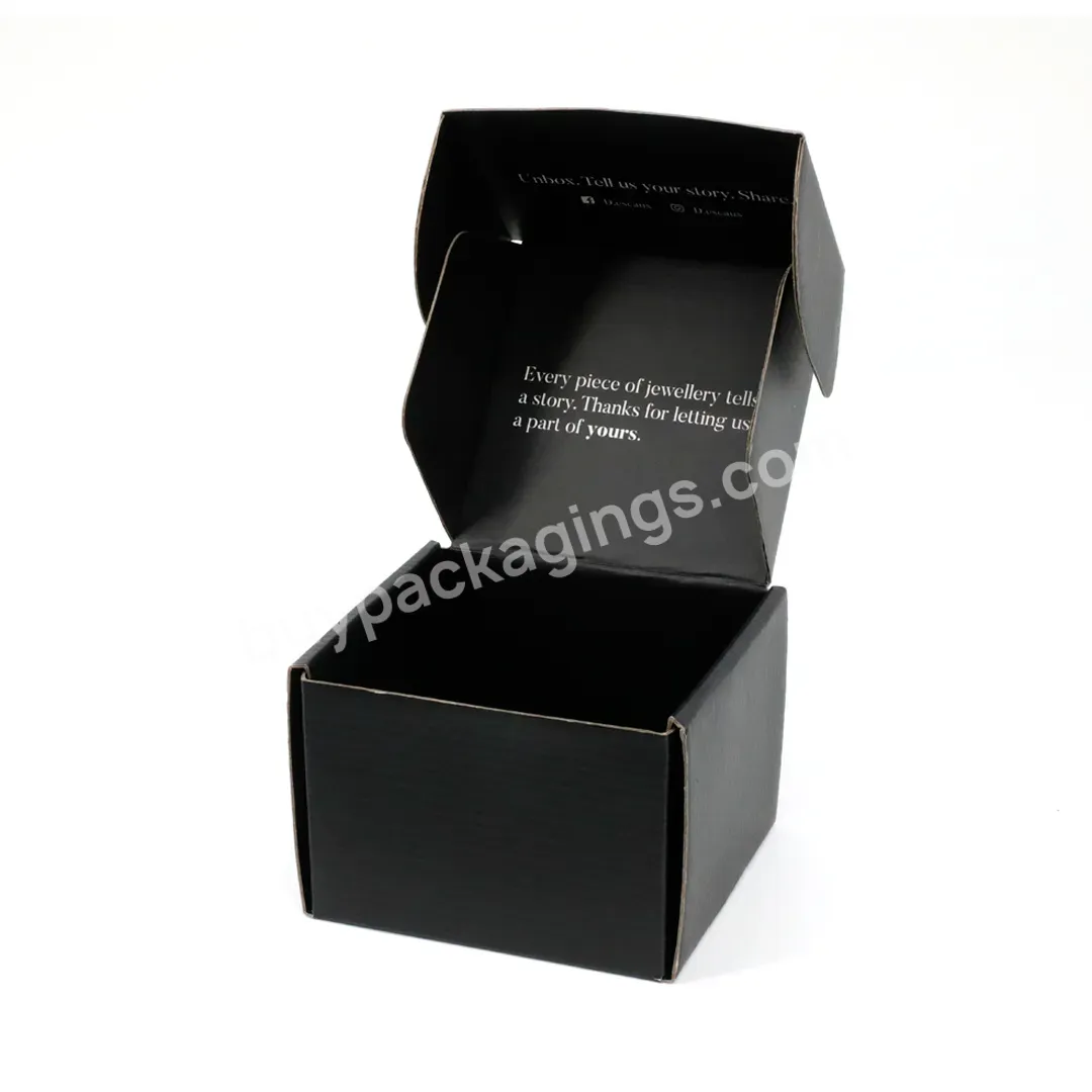 Fashion Luxury Matte Gift Box Black Mailer Packaging Box With Custom Logo Box For Dress Cloth T-shirt Suit