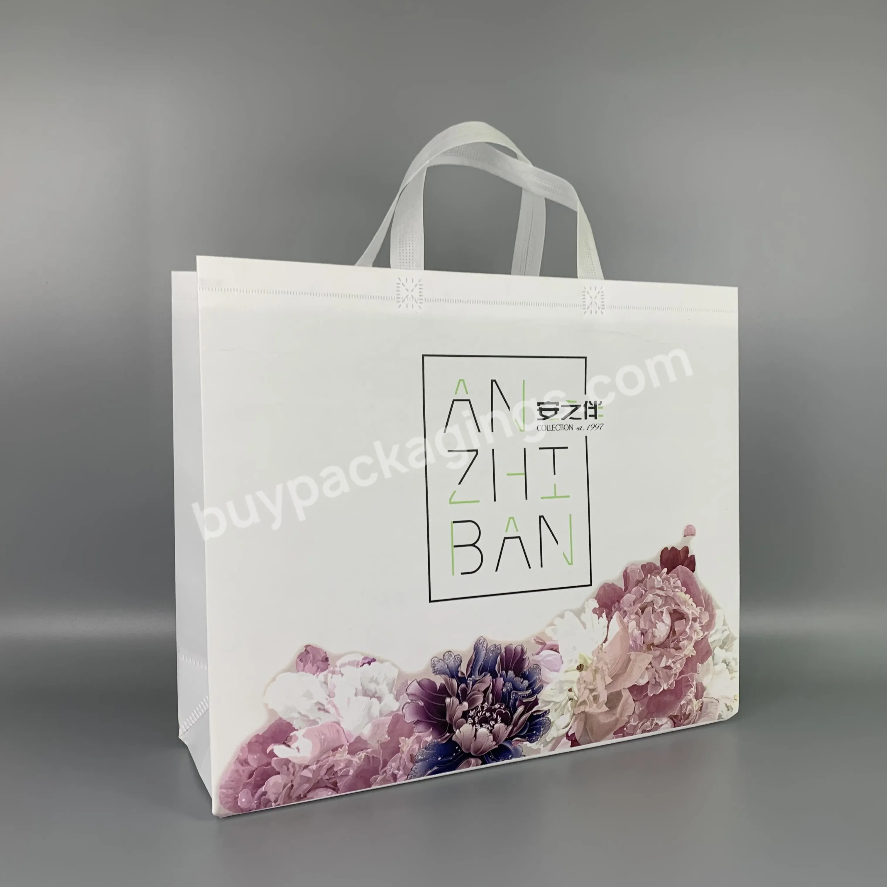 Fashion Style Durable Reusable Biodegradable Waterproof Portable Customized Non Woven Tote Bag For Shopping