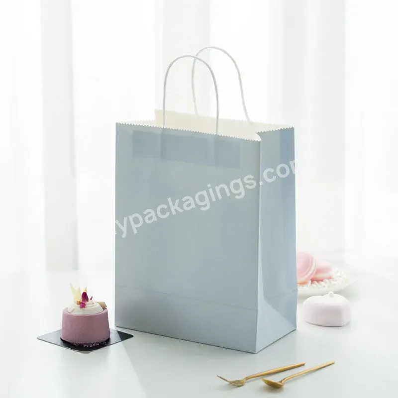 Fashion Style Durable Reusable Biodegradable Waterproof Portable Customized Paper Tote Bag For Shopping